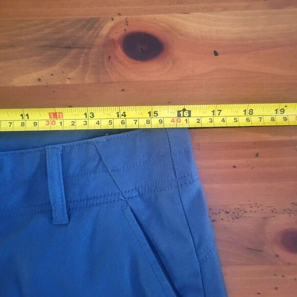 Prana Alana Women's Capri Knicker Hiking Pants Deep Blue Size 12 - Picture 2 of 14